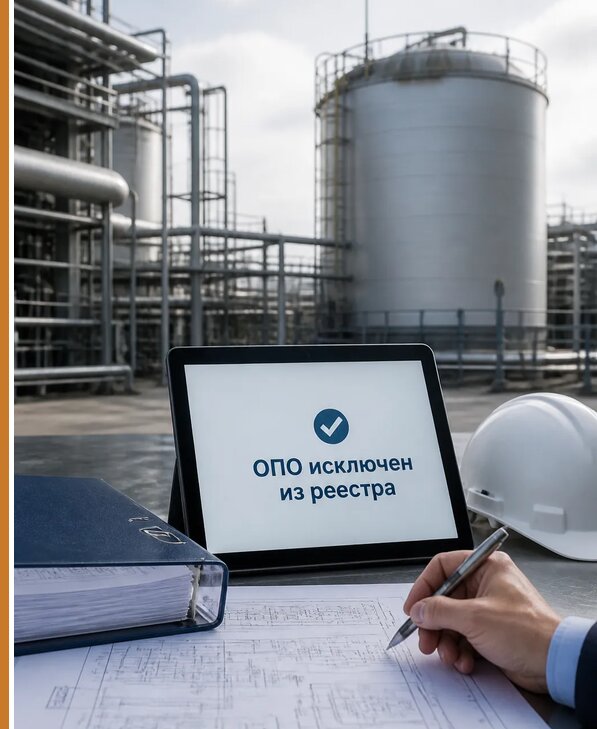 Исключение ОПО из госреестра в Щербинке от 30546 р. | Авеста ОТиПБ