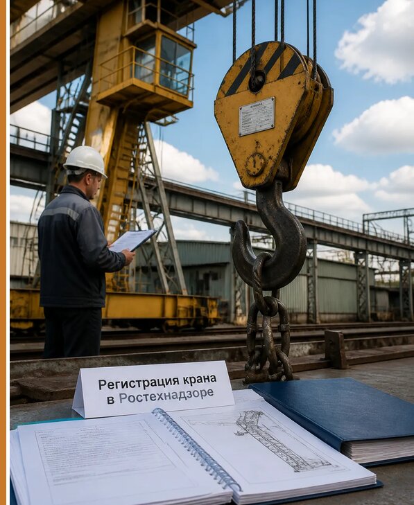 Регистрация крана в Ростехнадзоре в Щербинке от 15273 р. | Авеста ОТиПБ